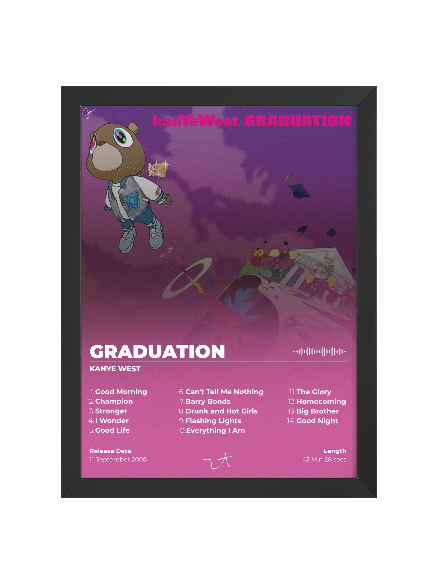 Graduation Kanye West Framed Poster product image (1)
