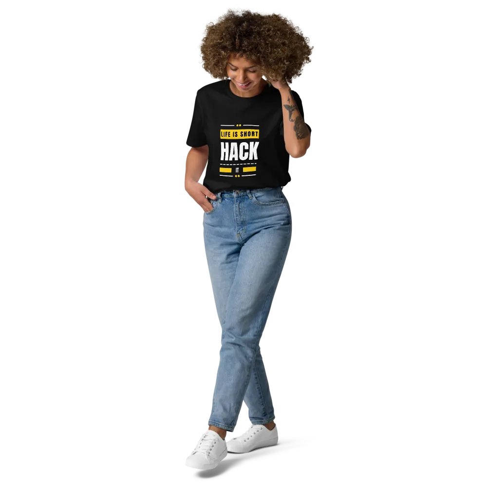 LIFE IS SHORT. HACK IT! - 100% cotton product image (12)