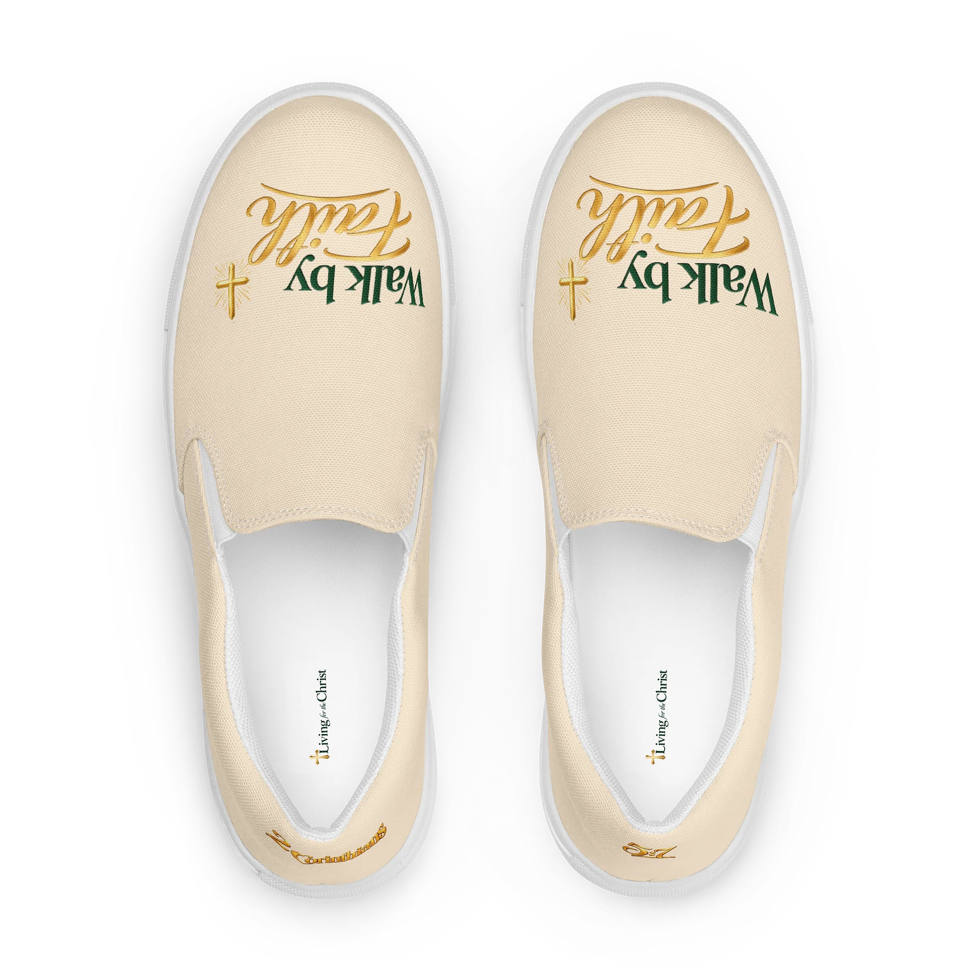 Women’s Walk by Faith 2 Corinthians 5:7 Slip-On Canvas Shoes product image (1)