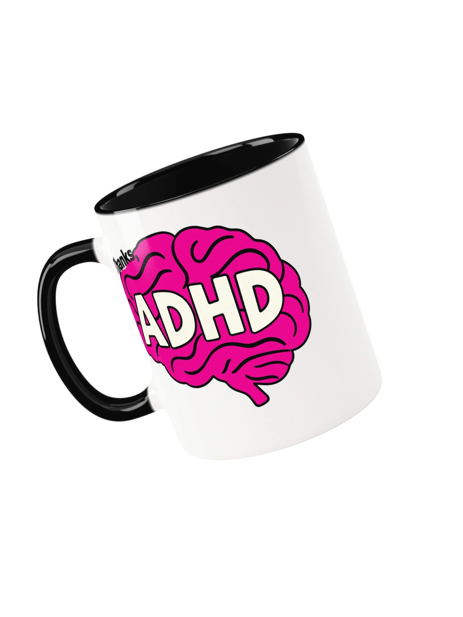 Thanks, ADHD Pink Brain Mug product image (21)