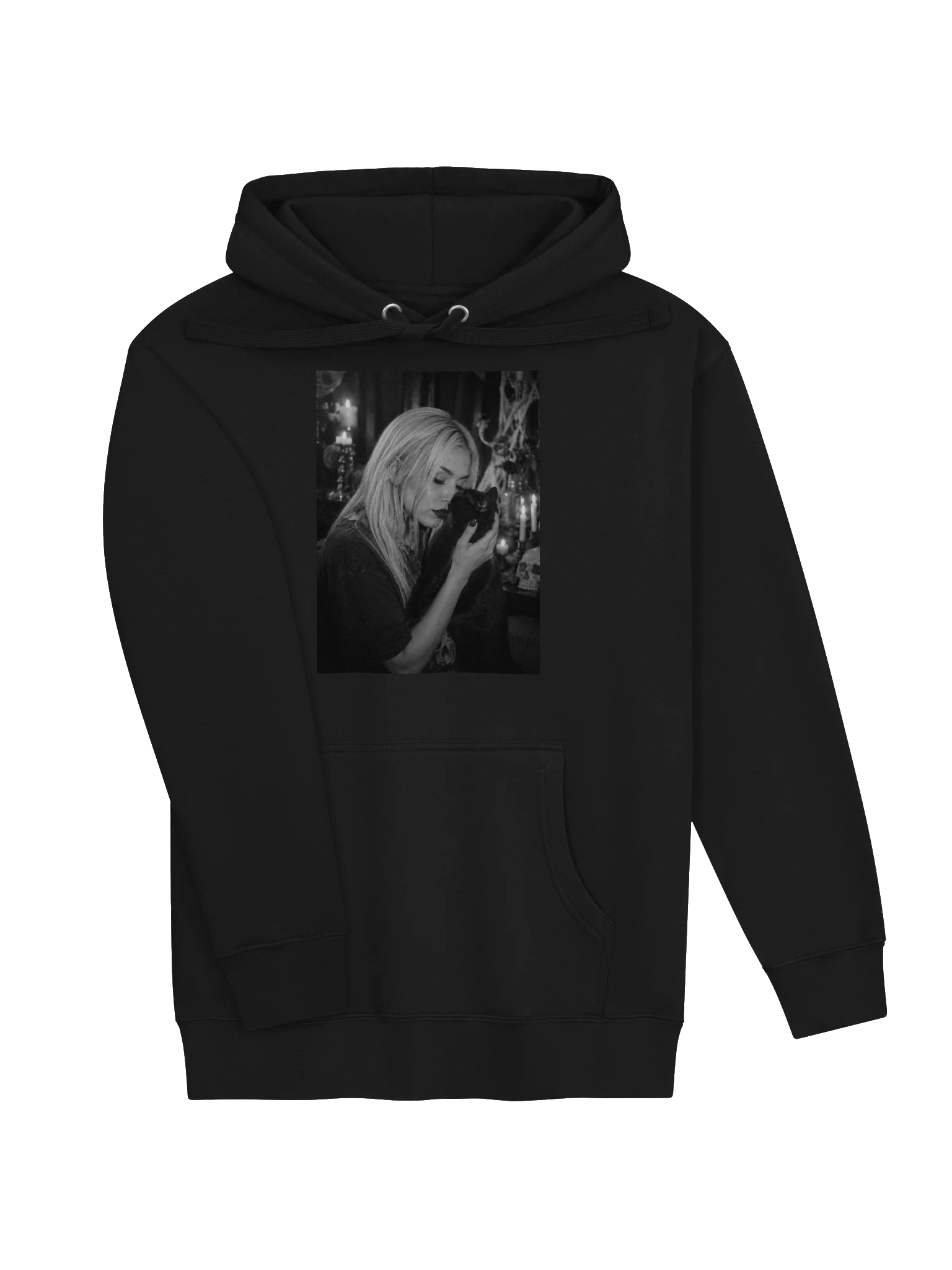 Chiara With Black Cat Hoodie product image (3)