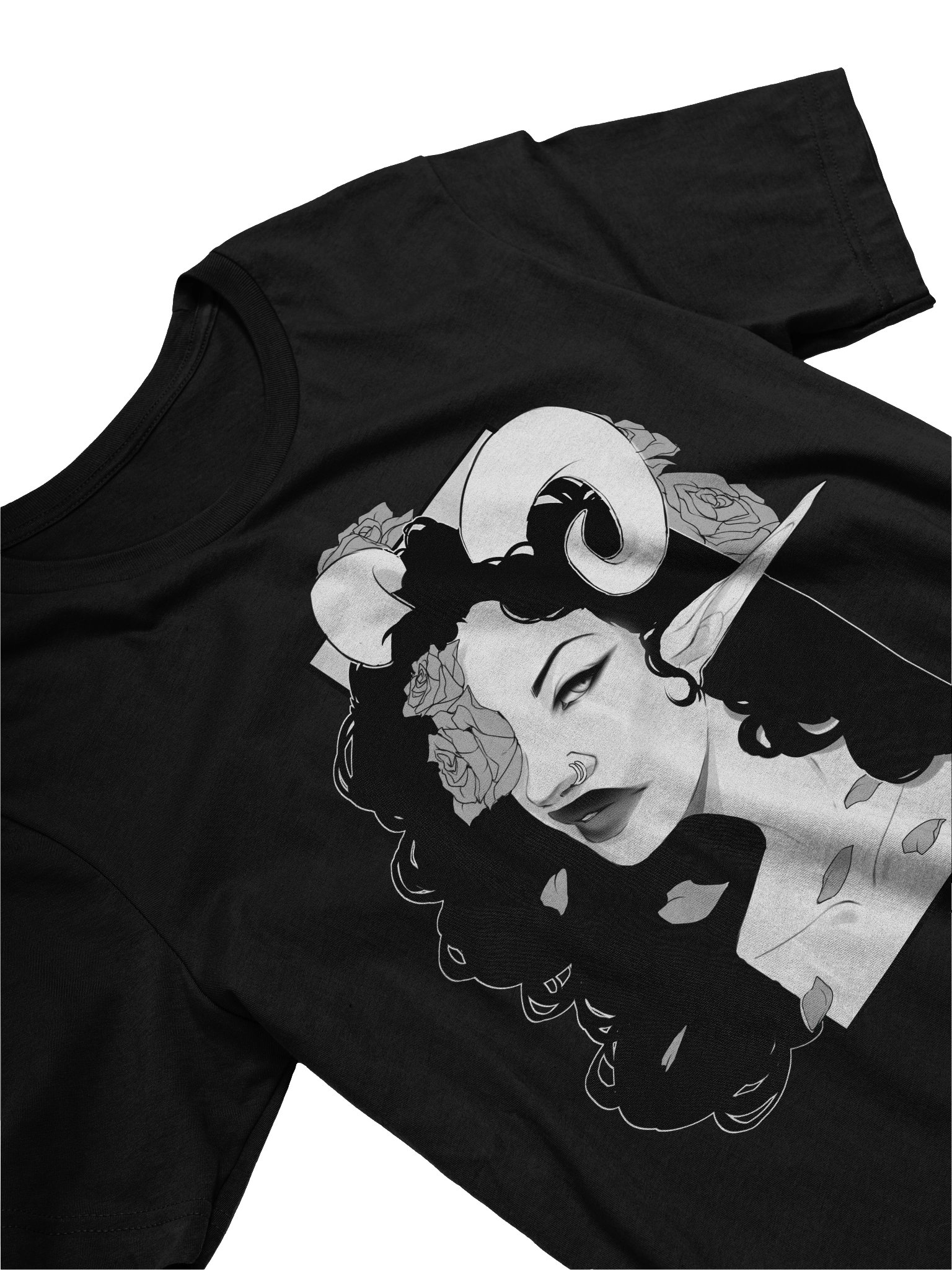 Left Eye Roses B&W product image (3)