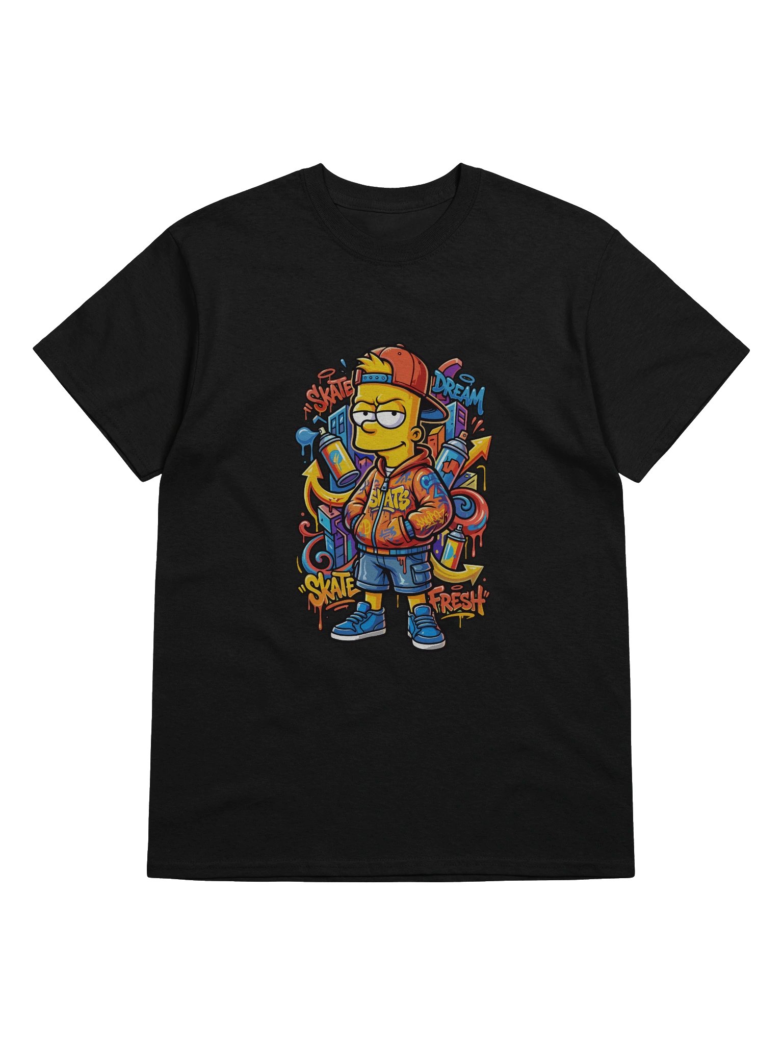 Bart graffiti t-shirt product image (37)