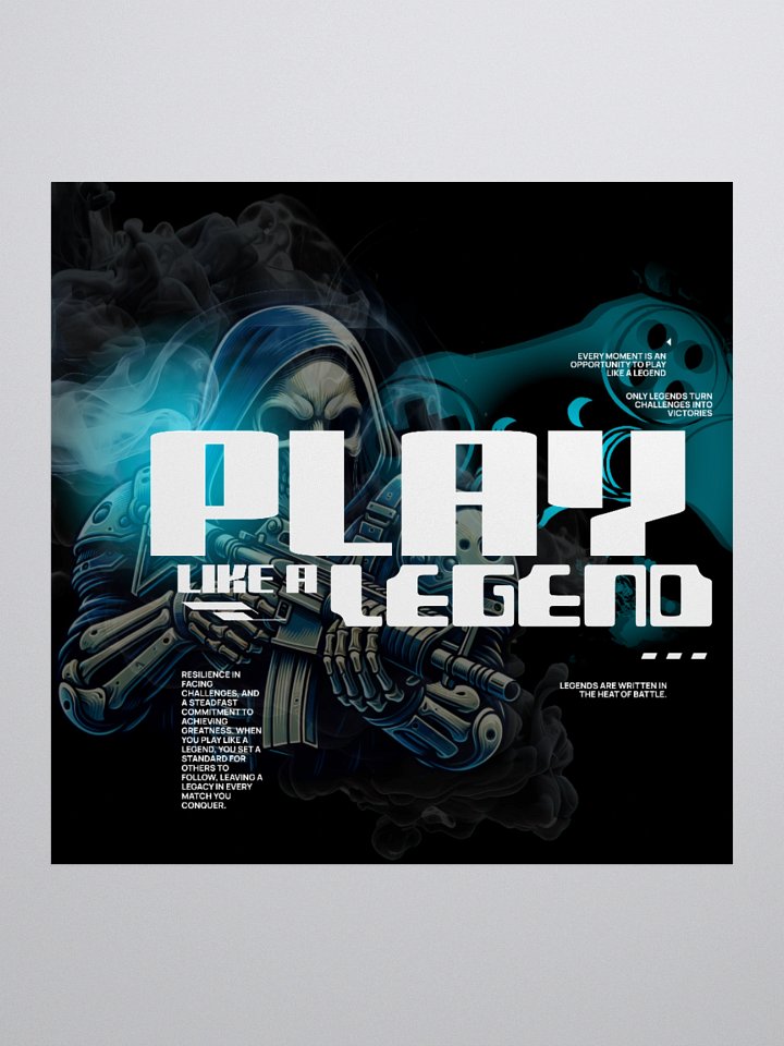 Play Like a Legend Kiss Cut Sticker product image (1)
