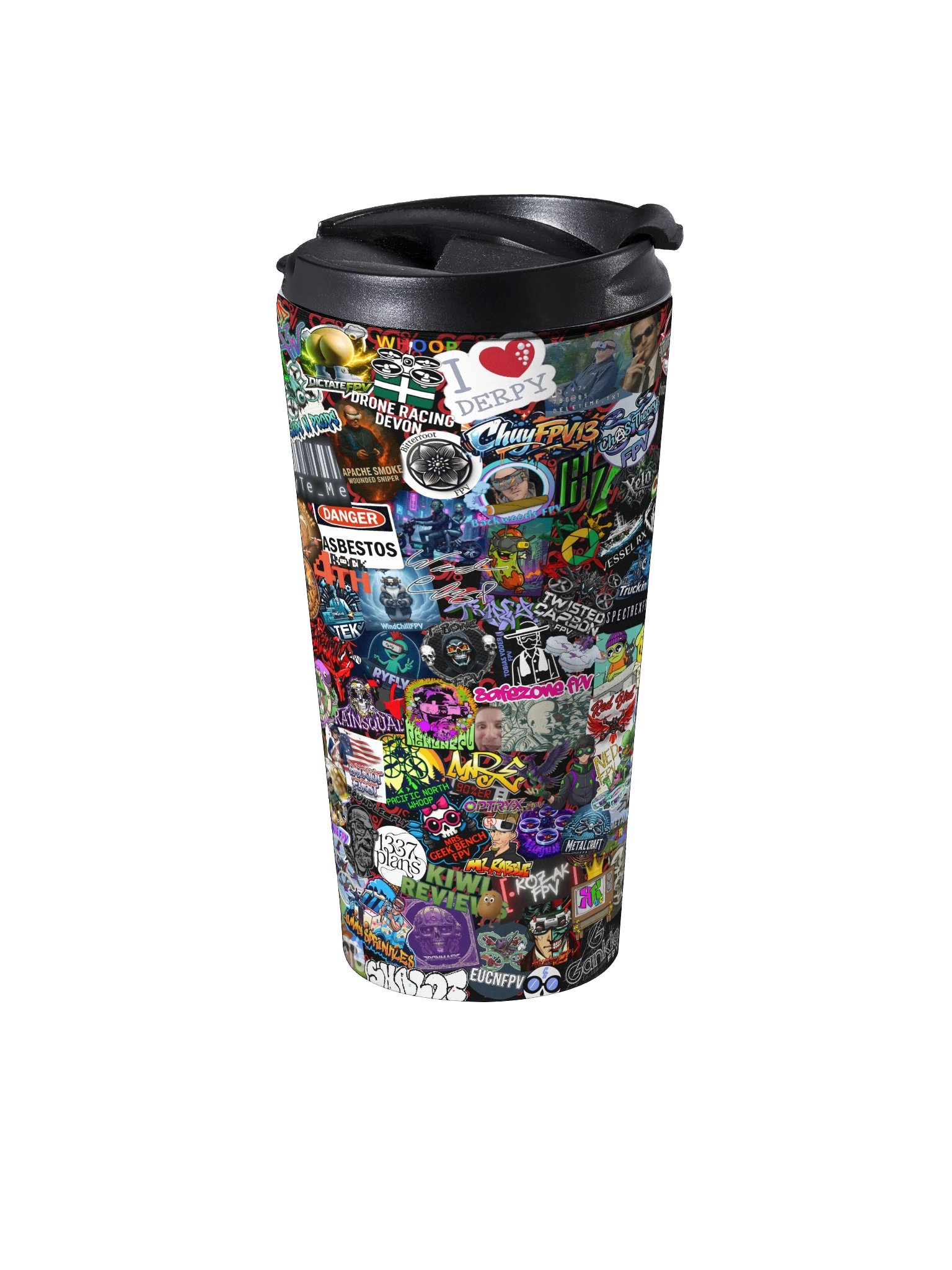 2026 Sticker Bomb Travel Mug product image (2)