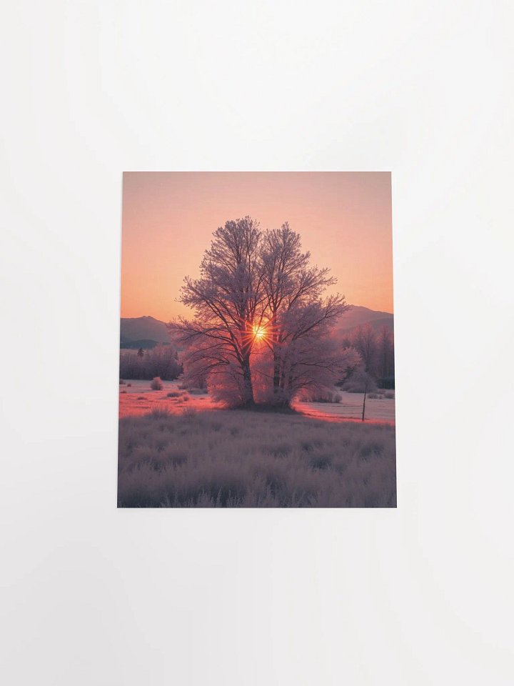 Frosty Sunrise Enhanced Matte Poster product image (30)