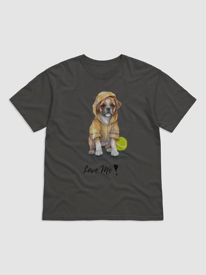 Yellow Hooded Dog Illustration T-Shirt product image (1)