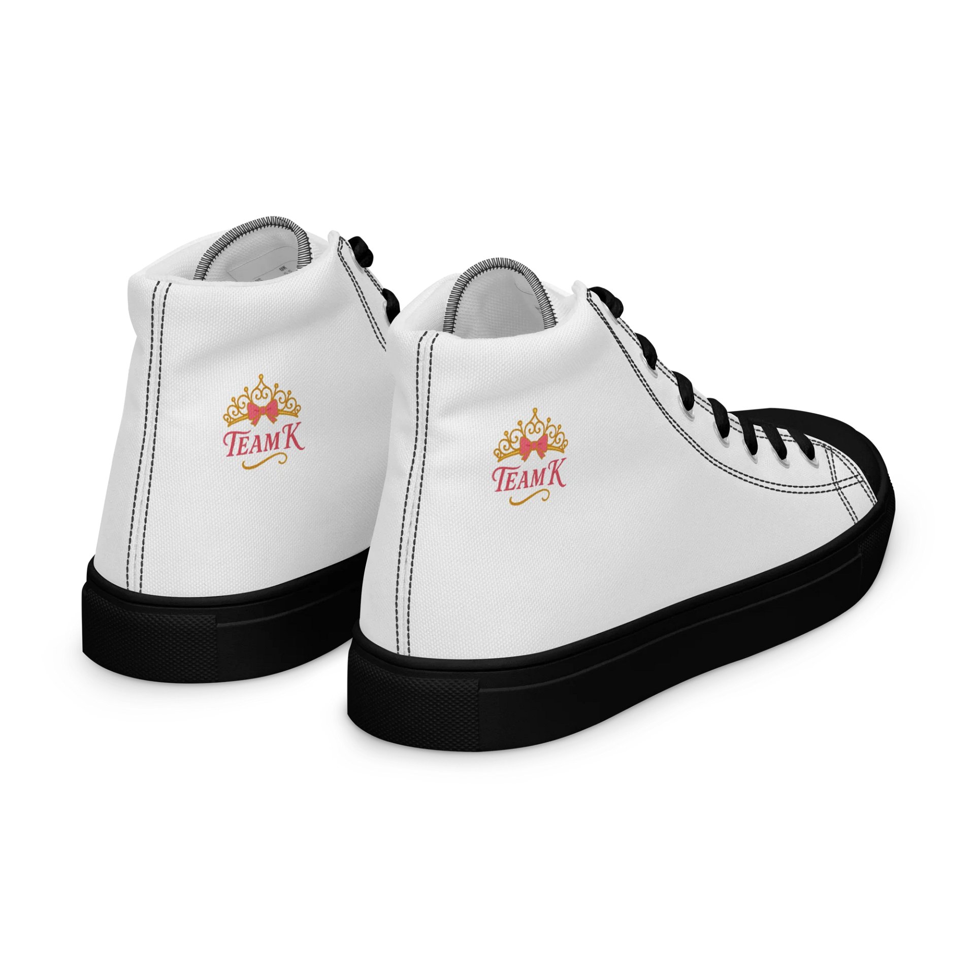 Team K (V-1) Women's High Top Canvas Shoes product image (7)
