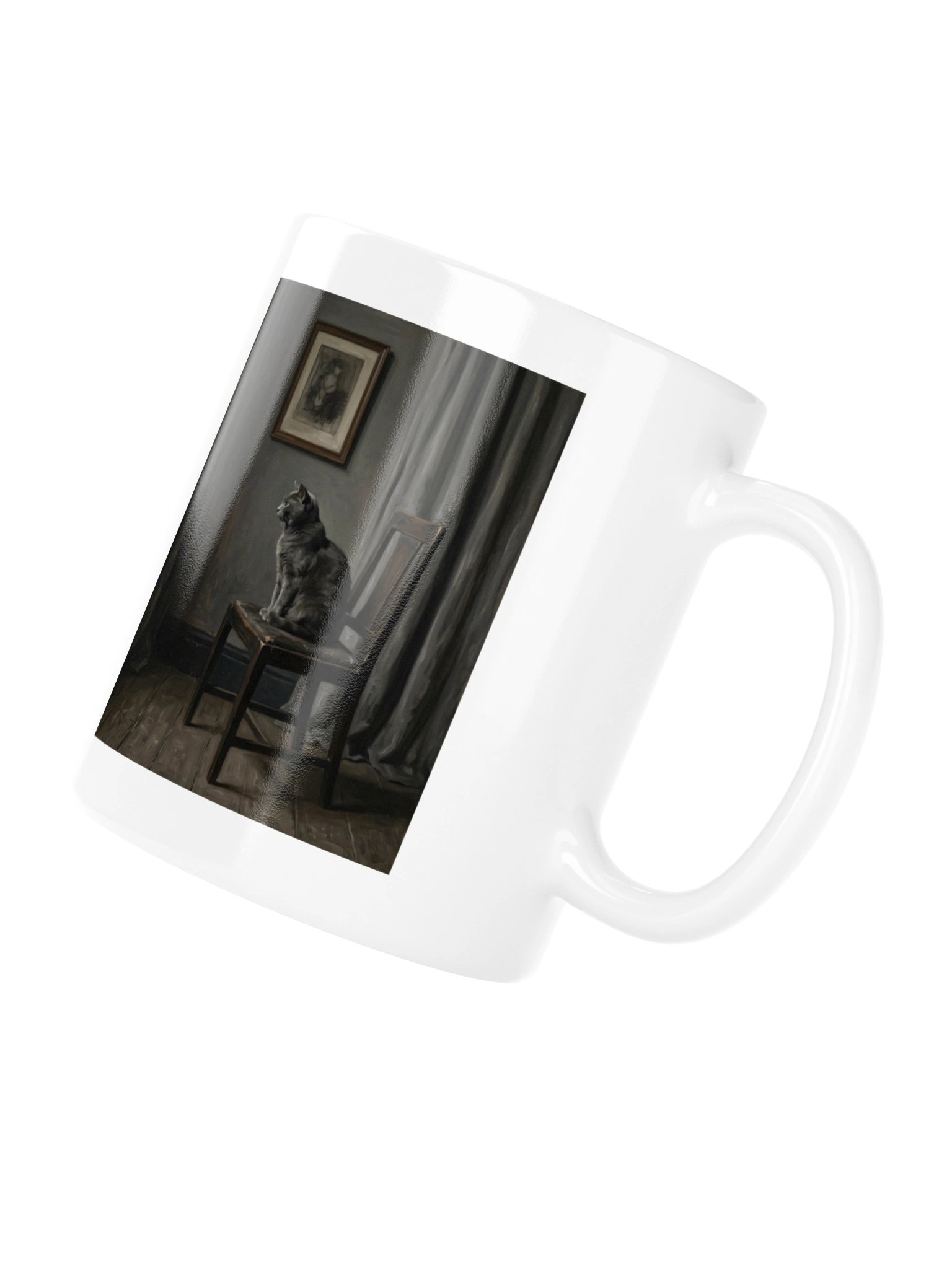 Arrangement in Grey Cat Mug product image (4)