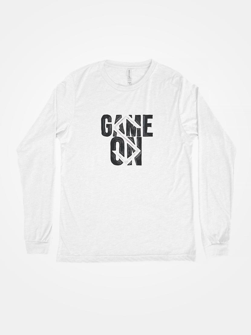 Game On Long Sleeve &mdash; White product image (1)