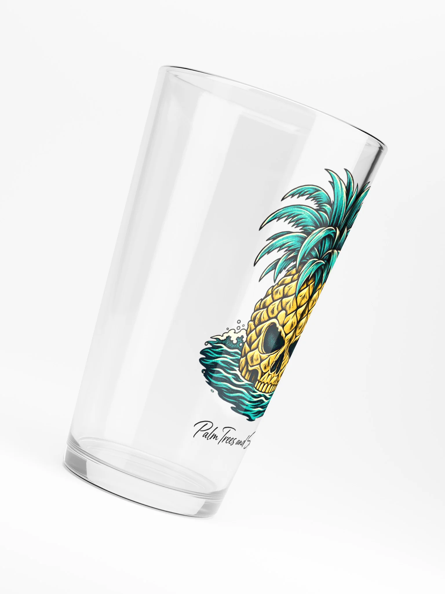 Pineapple Skull | Tropical Rebel Pint Glass product image (6)