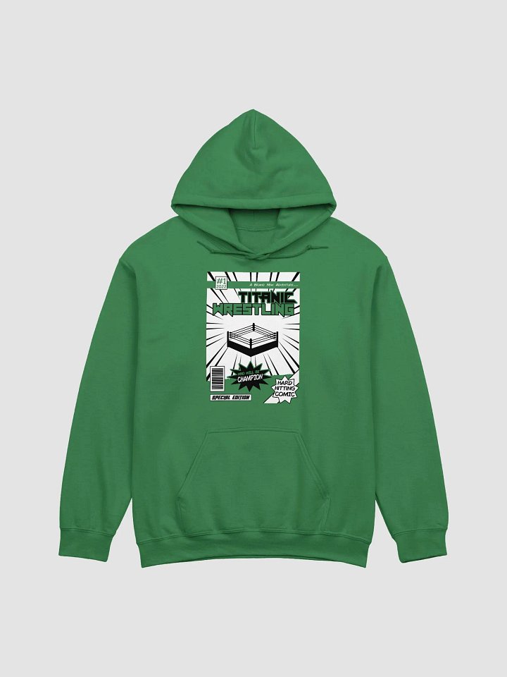 Comic Book Hoodie - GREEN product image (1)