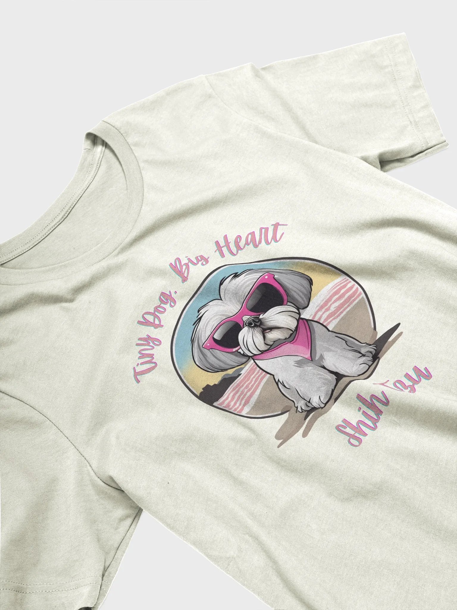 Cute Shih Tzu Shirt Tiny Dog Big Heart! product image (10)