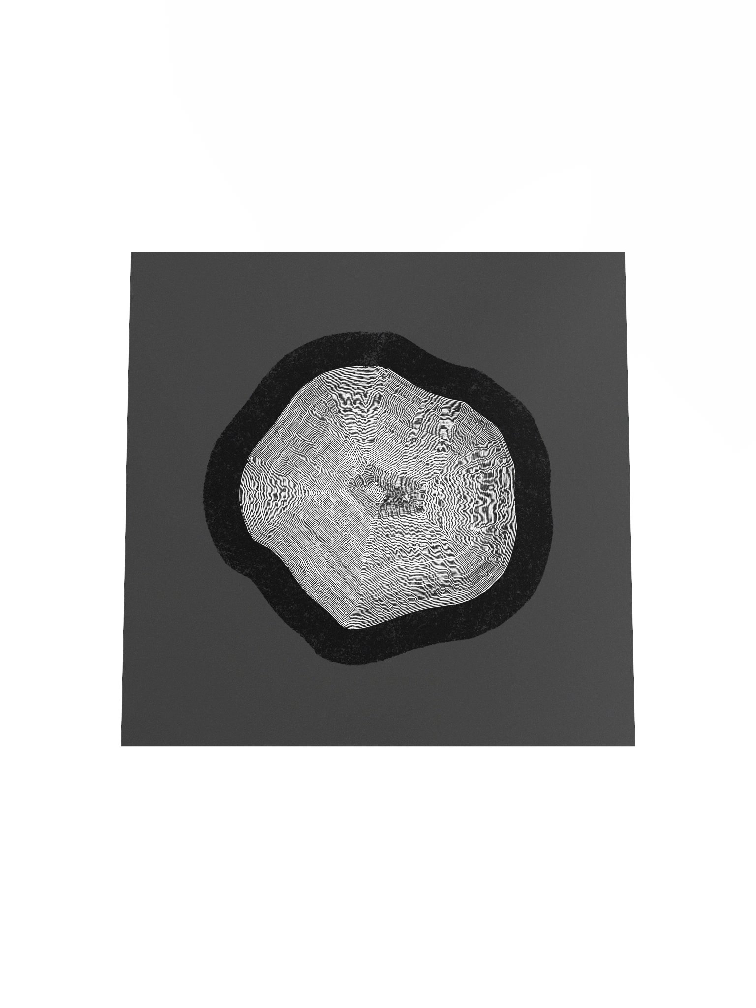 "Layers upon Layers" - Minimalist Poster (Wall Art) - Soft Black product image (4)