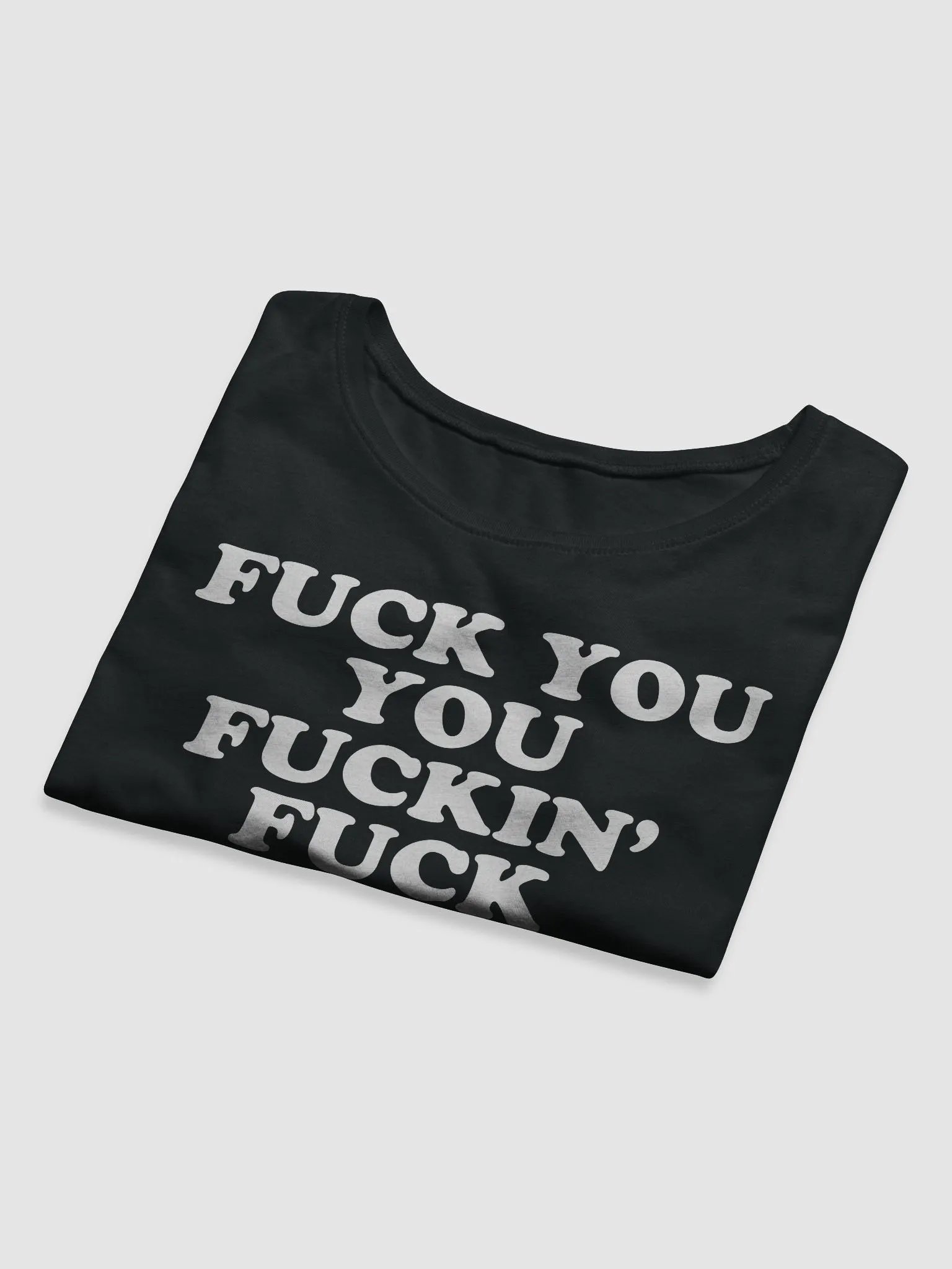 FUCK YOU YOU FUCKIN' FUCK Crop Top product image (5)
