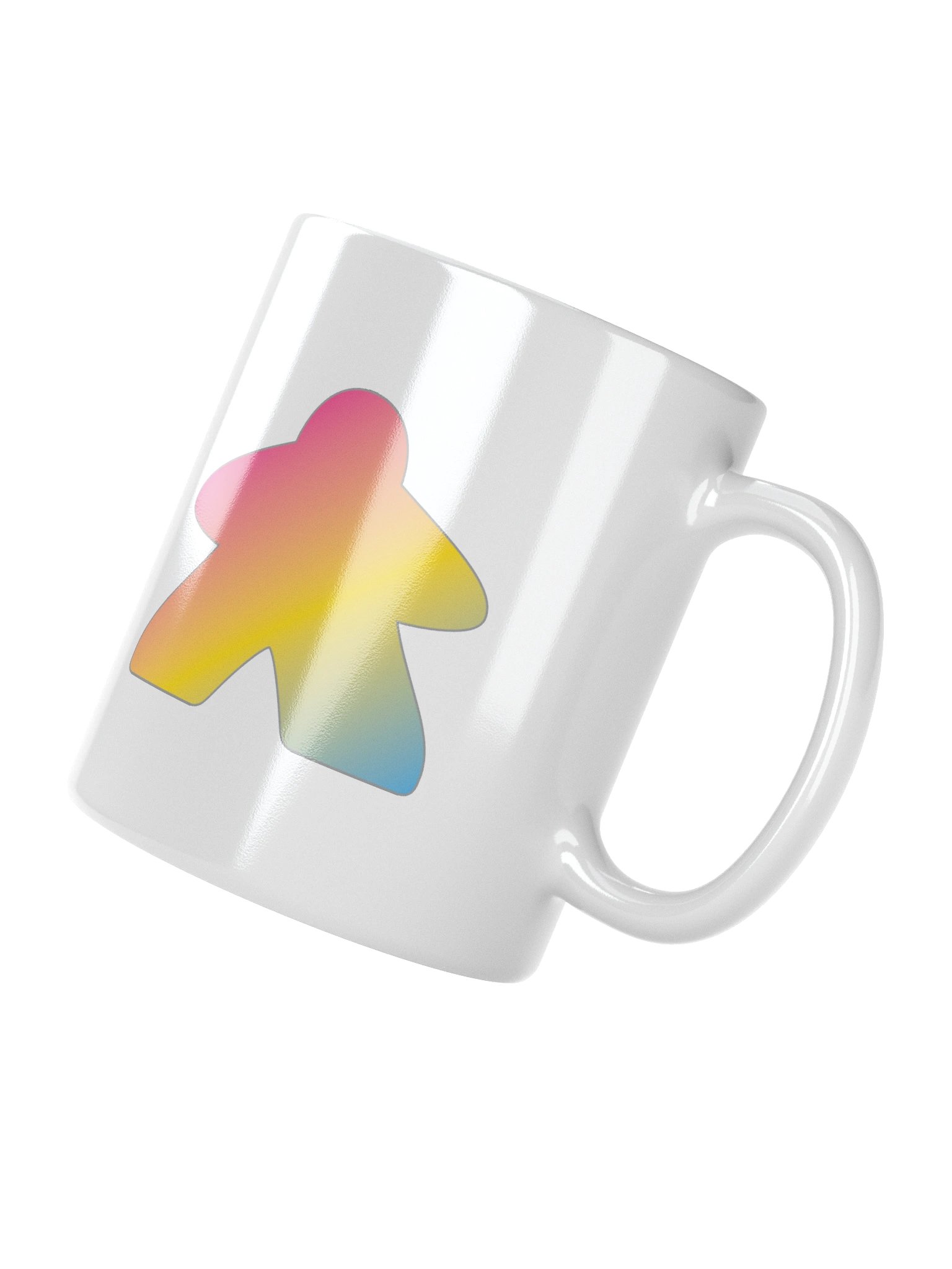 Pansexual Pride Gradient Meeple Mug product image (2)