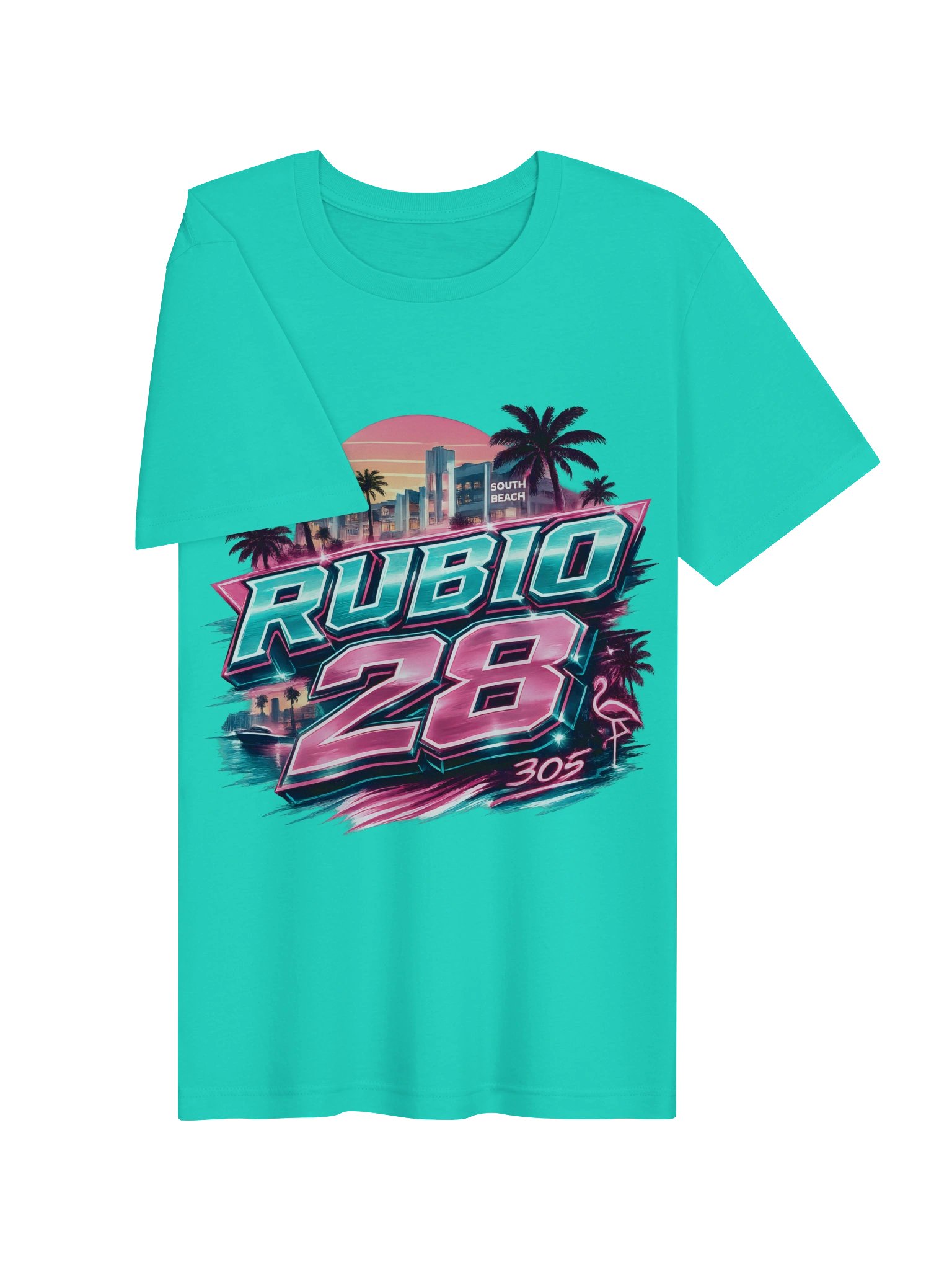 Rubio 28 South Beach Neon Tee product image (23)