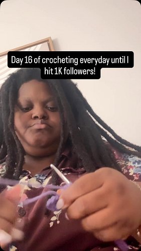 Welcome to Day 16 of my daily crochet challenge! 🧶✨

We are officially past the halfway mark of the month! I am back with our...
