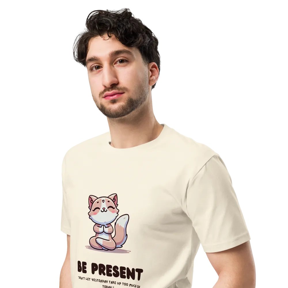 Zen Cat Reflection Premium T-Shirt product image (5)