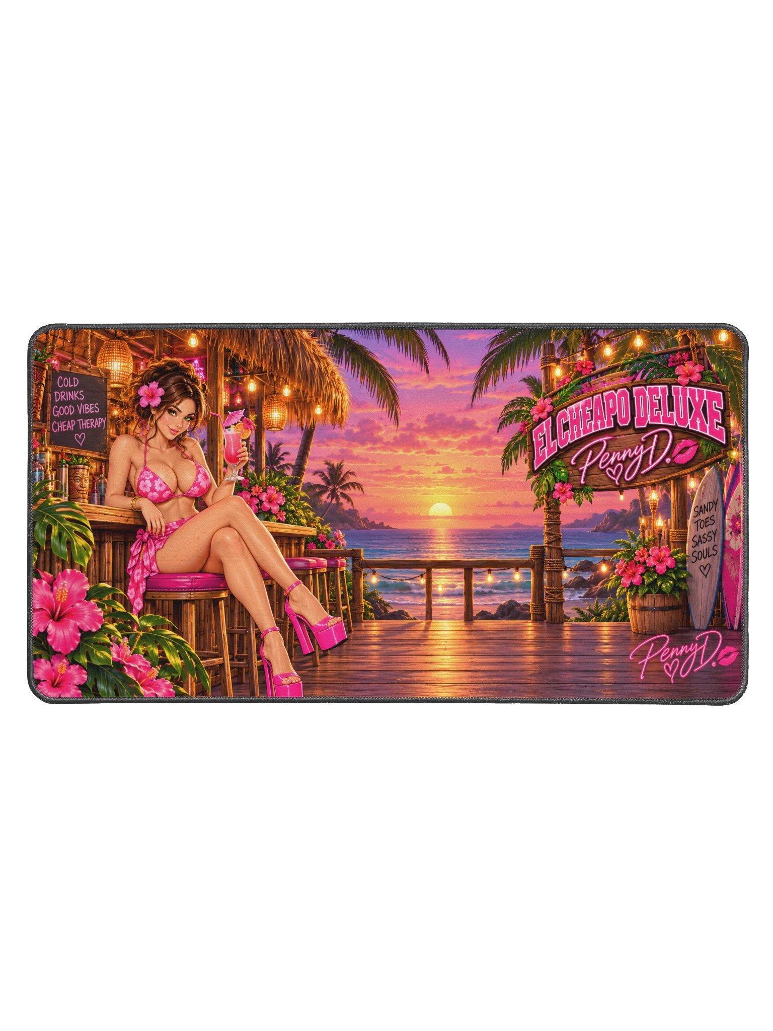 PENNY D. – TROPICAL PARADISE DESK MAT product image (1)