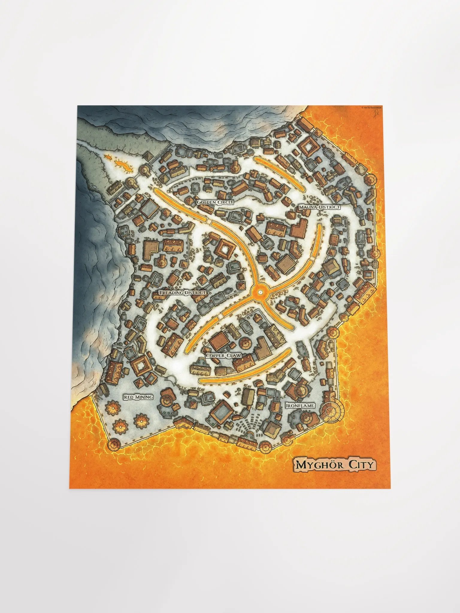 MYGHÖR CITY POSTER 16'' X 20'' product image (4)