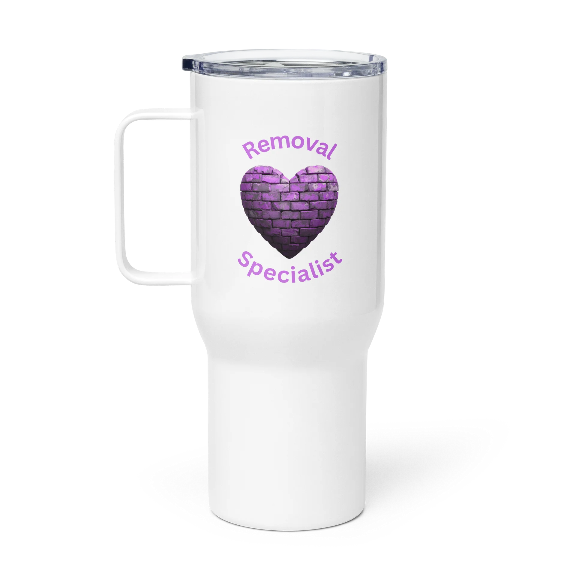 Heart Wall Removal Specialist 25 oz or 40oz Tumbler-Lavender Purple Brick product image (1)