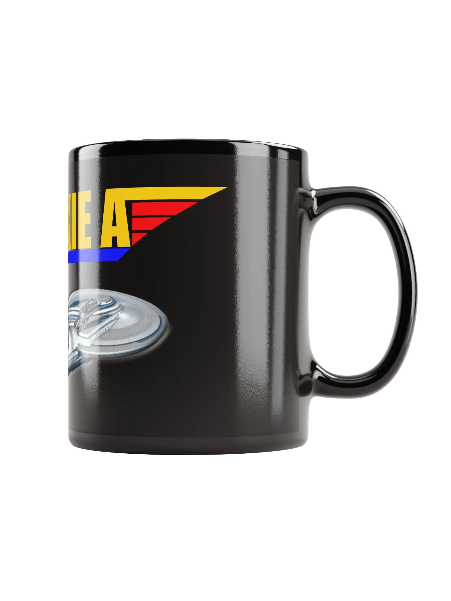 Franklin A Spacecraft Black Mug product image (1)