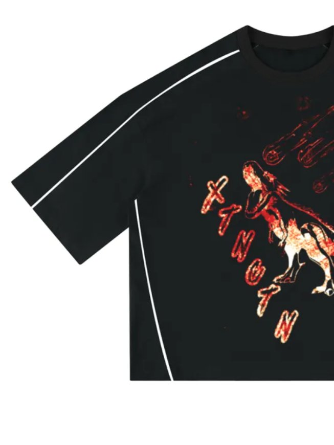 Unisex Heavyweight Boxy Piping T-Shirt product image (1)