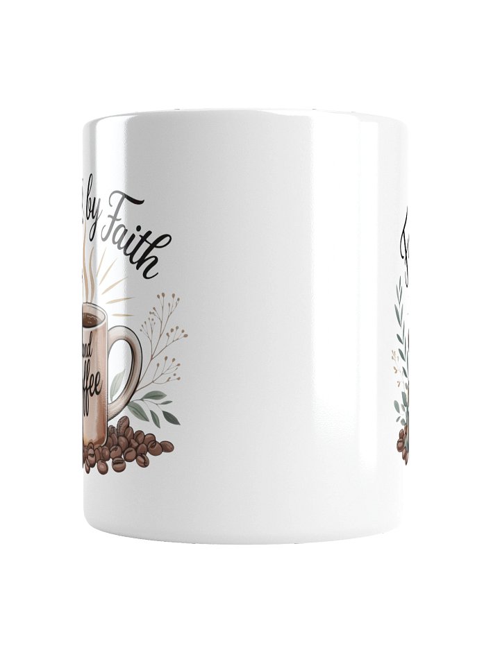 Fueled by Faith and Coffee Inspirational Quote Mug product image (2)