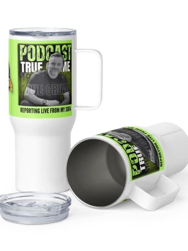 Reporting Live From My Sofa Podcast Travel Mug product image (19)