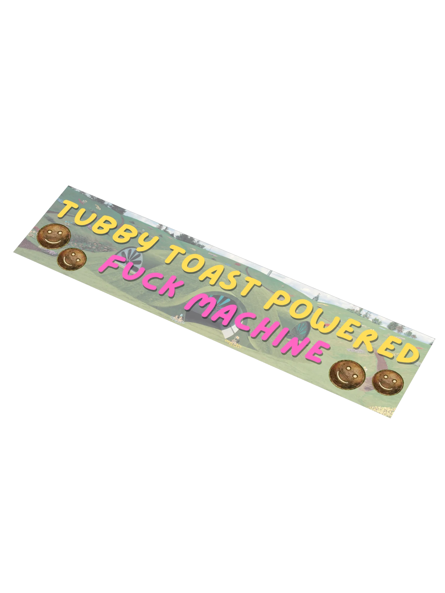Tubby Toast Bumper Sticker product image (1)