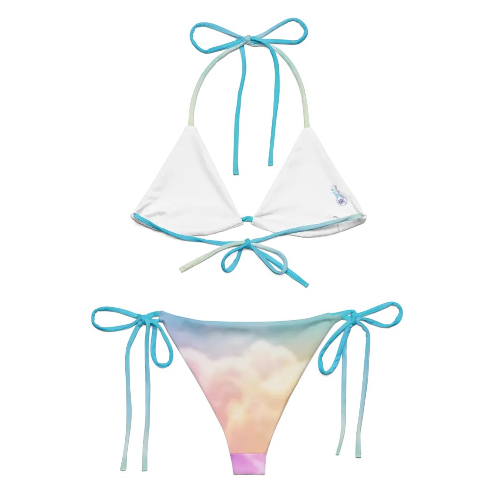 Blur cloud rainbow Design String Bikini - V7 product image (5)