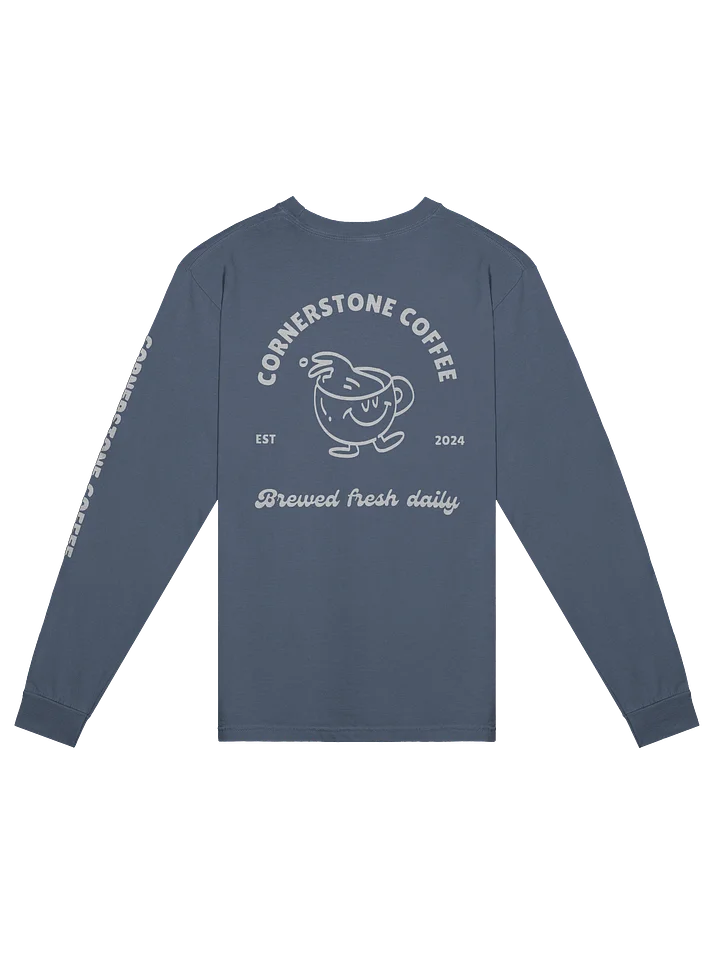 WHITE LOGO BASIC LONG SLEEVE product image (2)