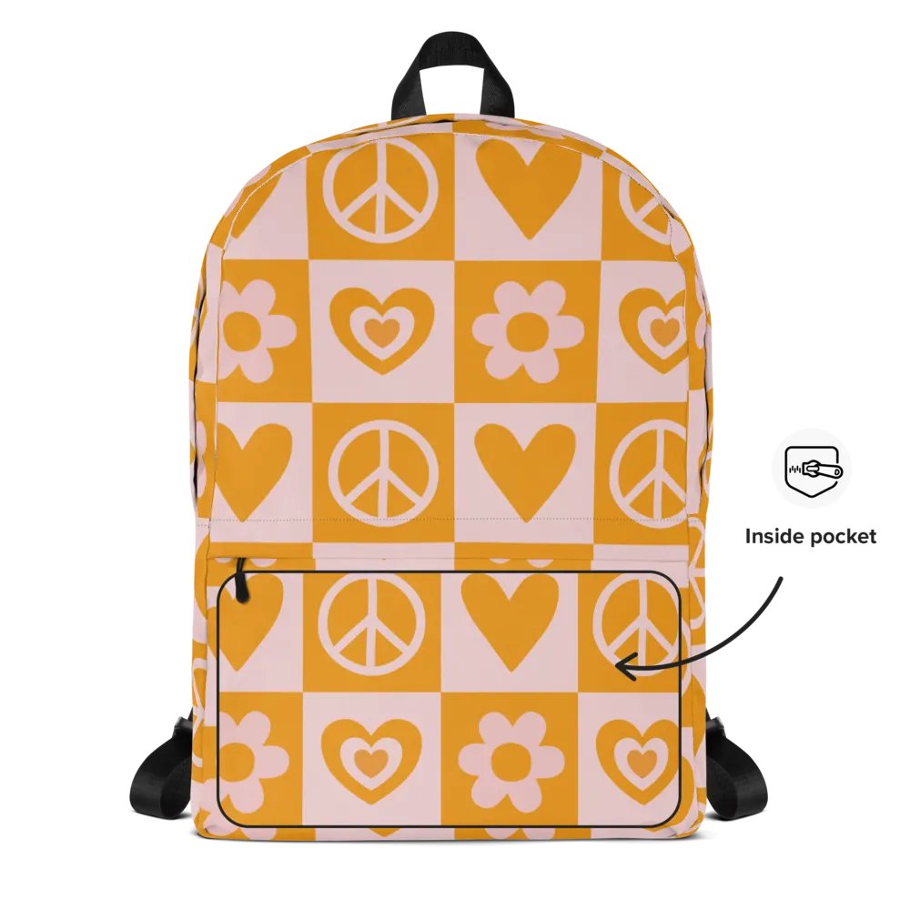 Peace, Love, and Harmony Backpack product image (4)