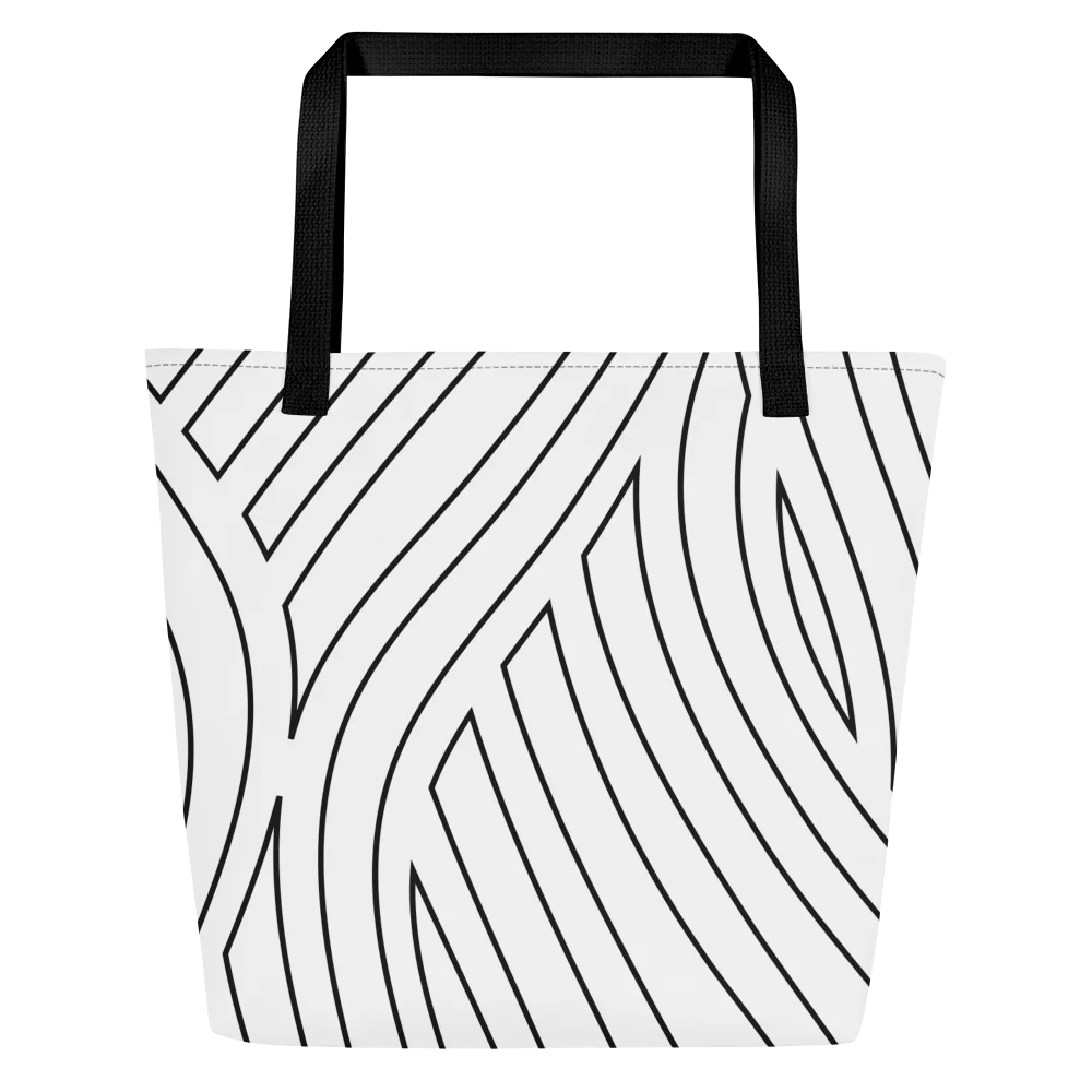 Custom line work tote bag💋 product image (2)