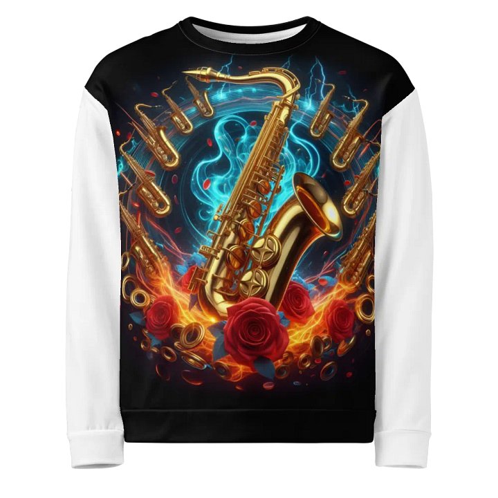 Golden Saxophone Serenade - Unisex Sweatshirt #28 product image (1)
