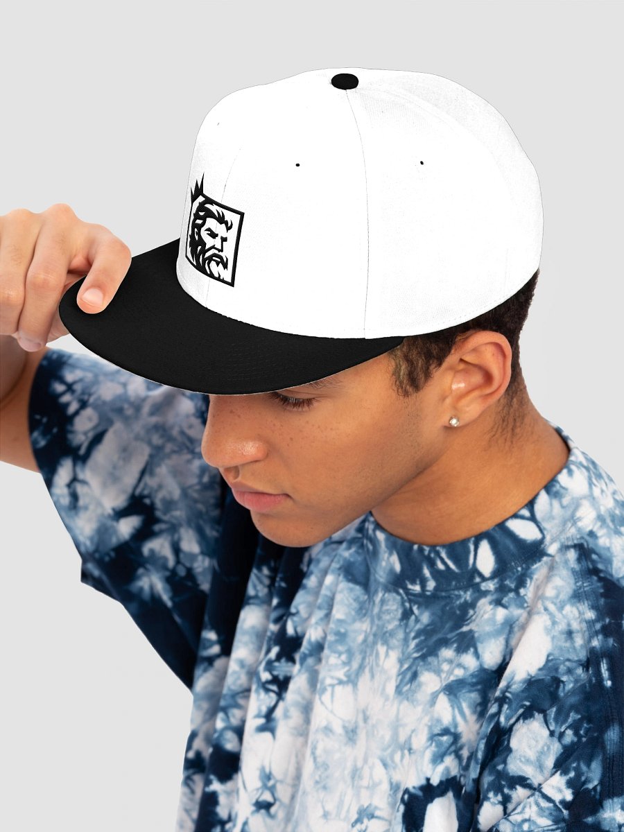 LAF Otto Wool Snapback Cap (White) product image (7)
