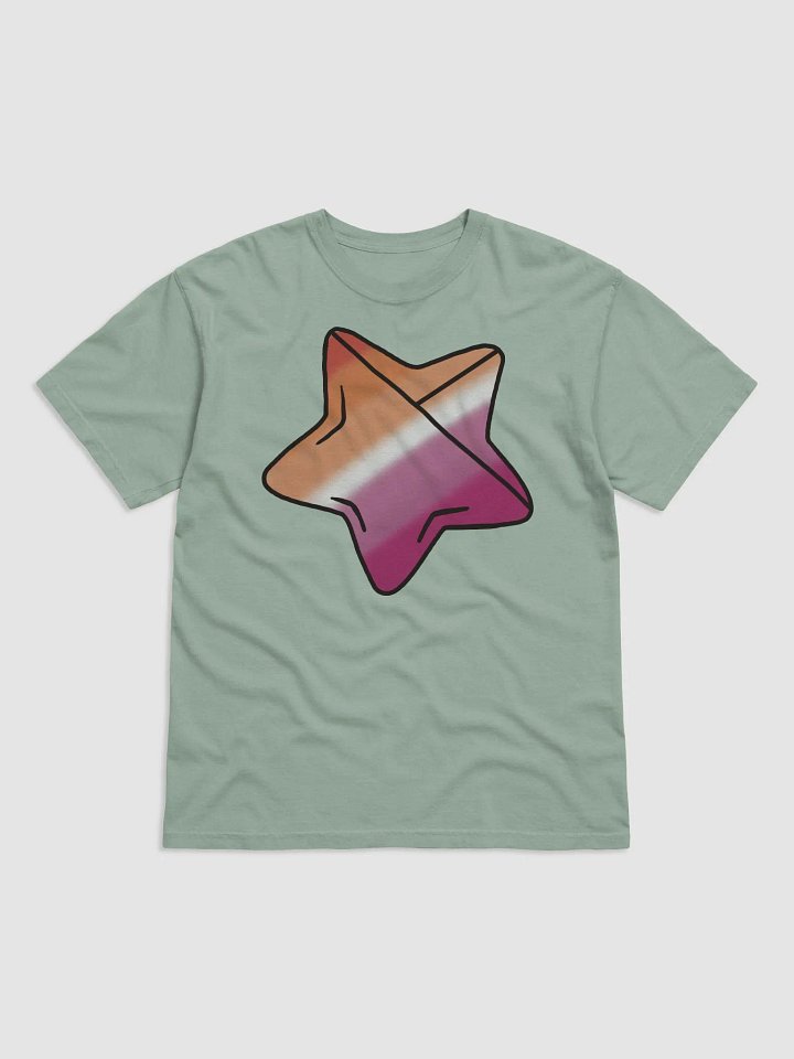 Lesbian Pride Folding Star T Shirt product image (5)