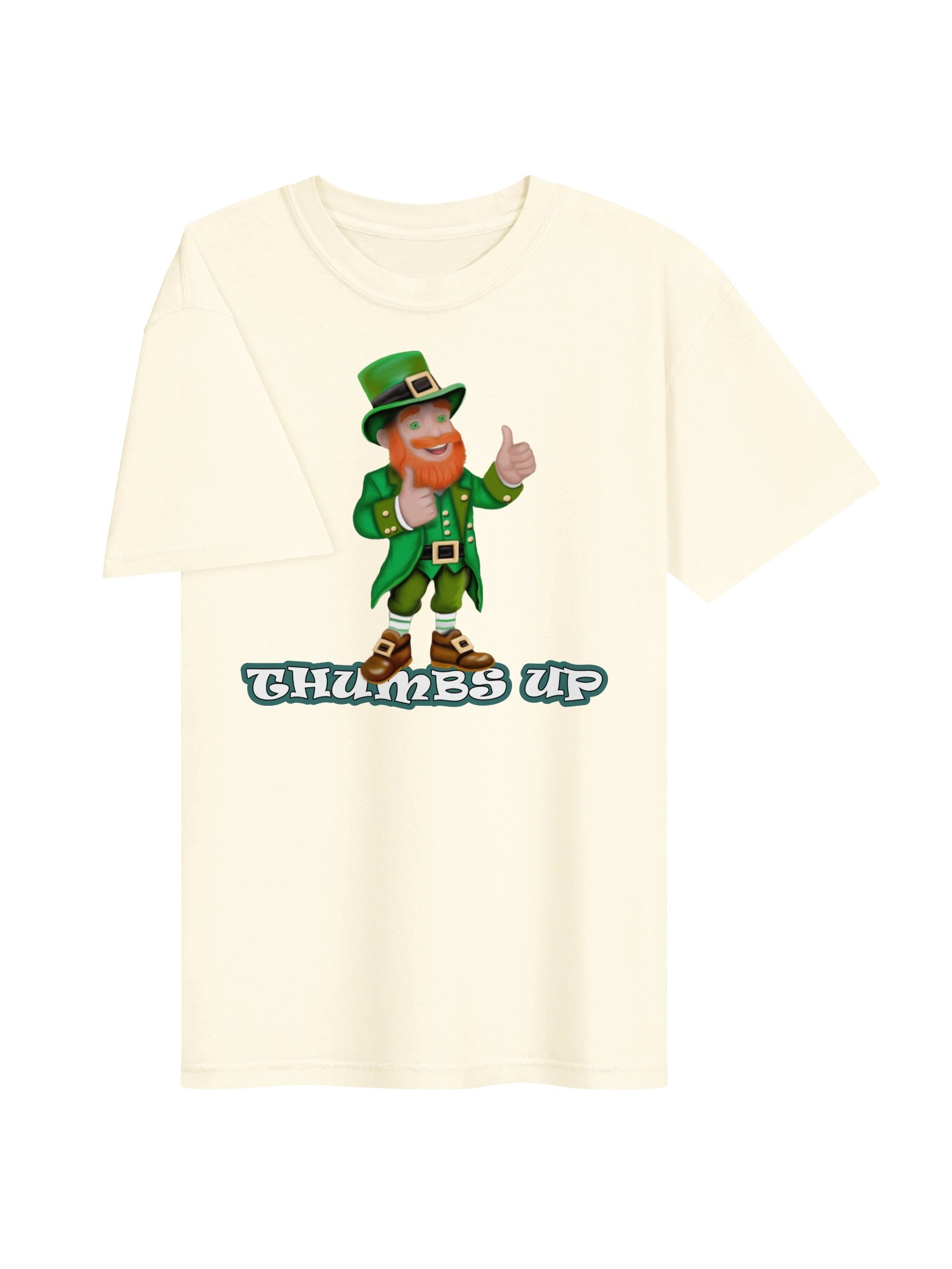 Leprechaun "THUMBS UP" T-Shirt. Men's Comfort Colors Garment-Dyed Heavyweight T-Shirt product image (2)