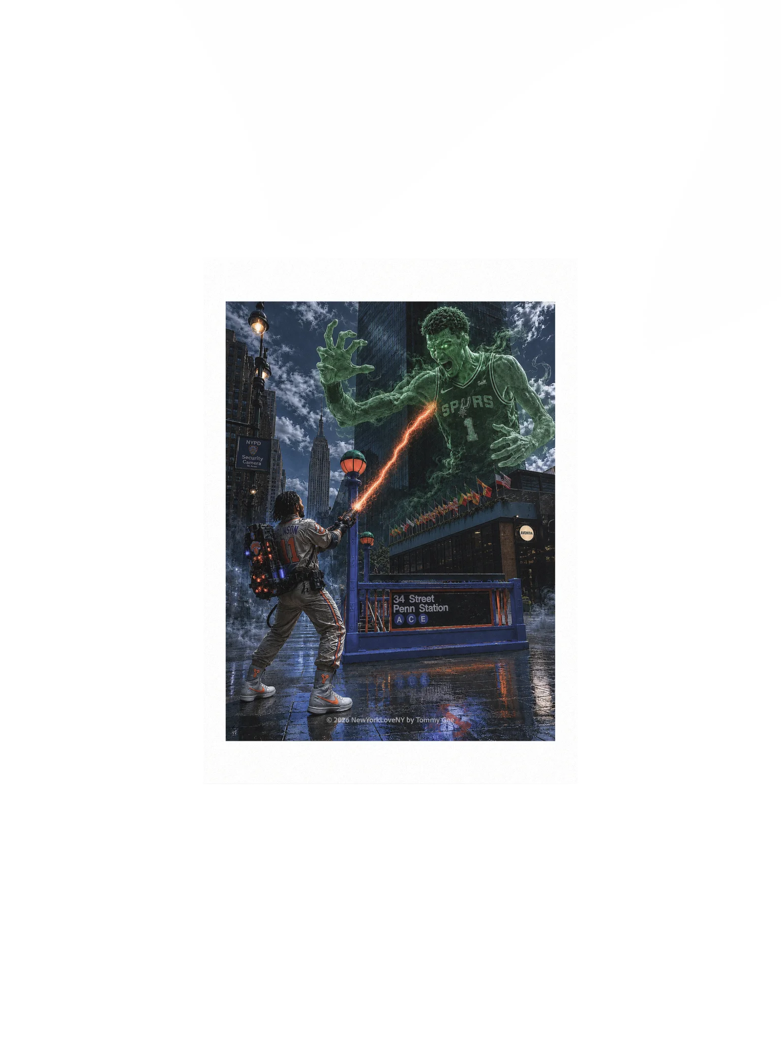 BRUNSON VS ALIEN POSTER product image (1)