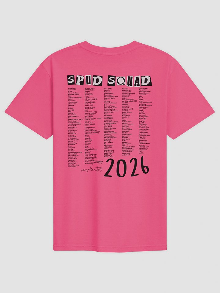 spud squad 2026 tee (burn book) product image (2)