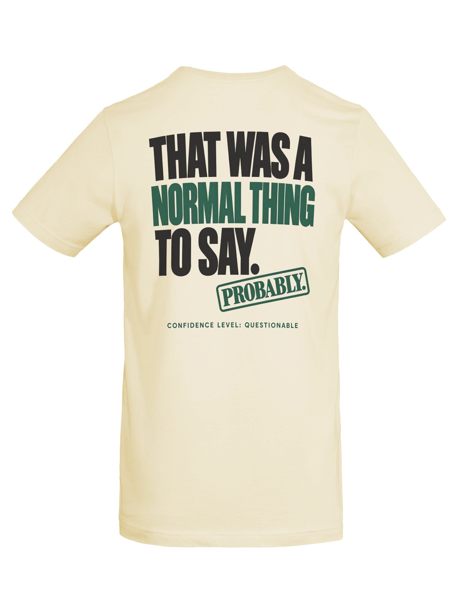 That Was a Normal Thing to Say Probably T-shirt product image (3)