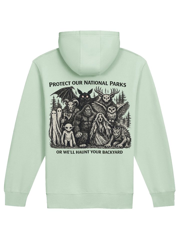 NATIONAL PARK CRYPTIDS ZIP UP HOODIE product image (1)