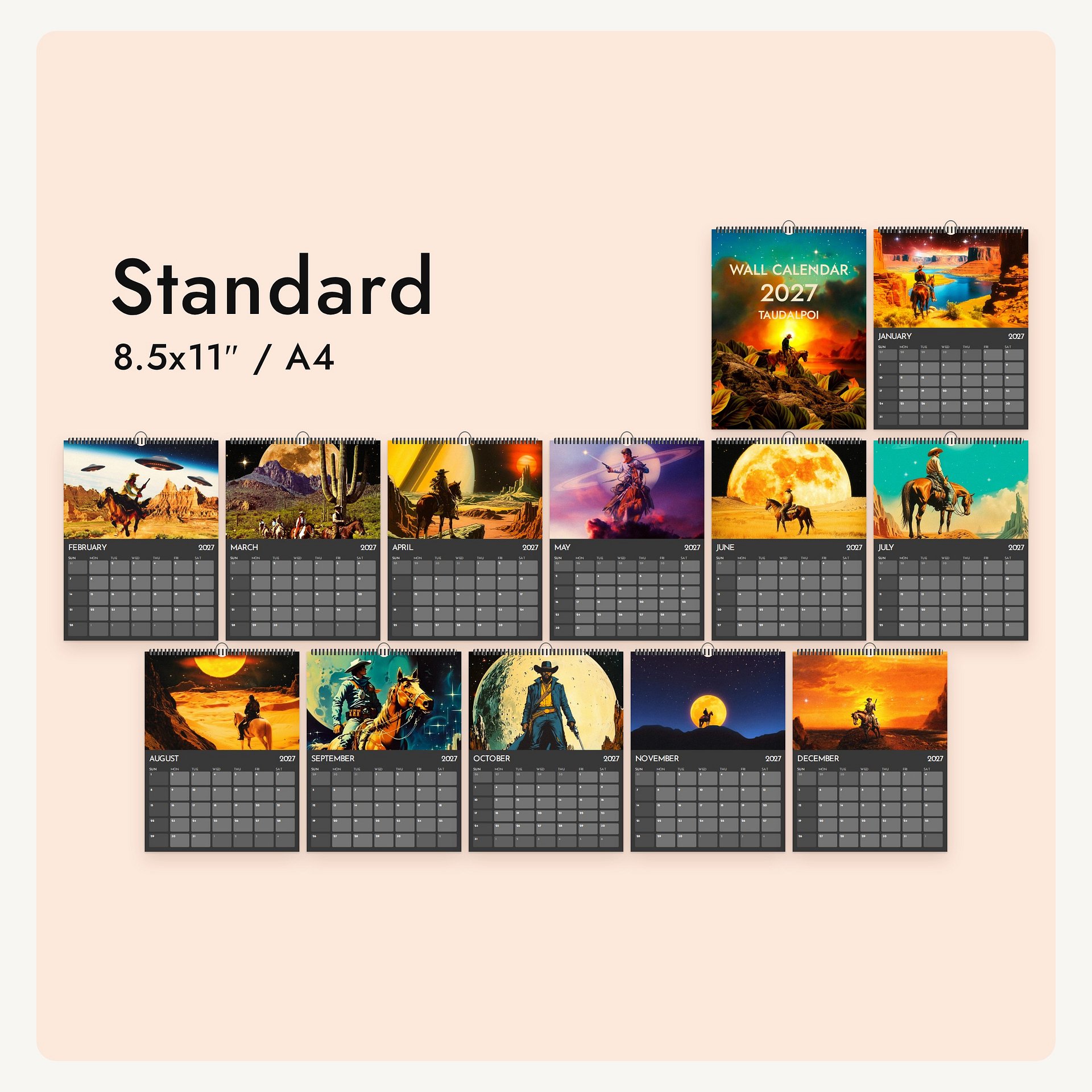 Western 2027 Calendar product image (5)