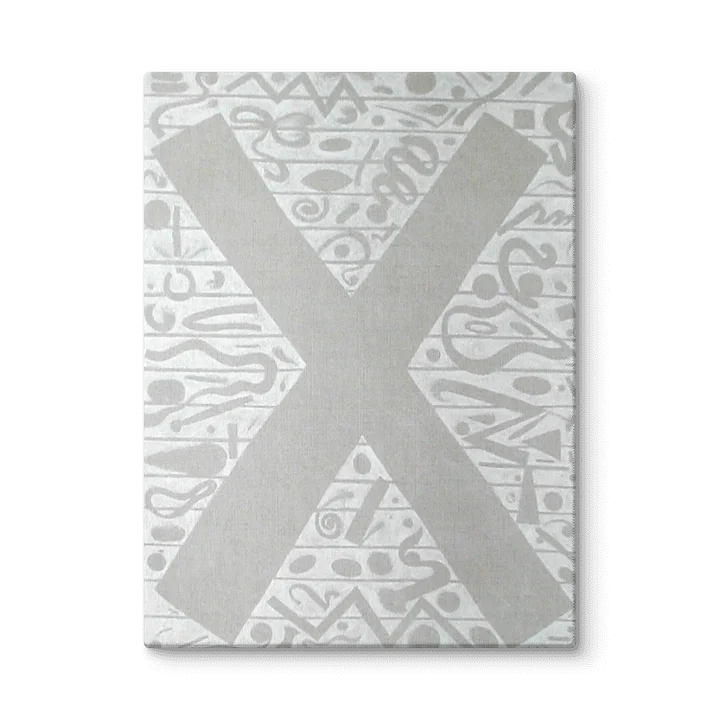 X (1995) on canvas (18" x 24") product image (2)