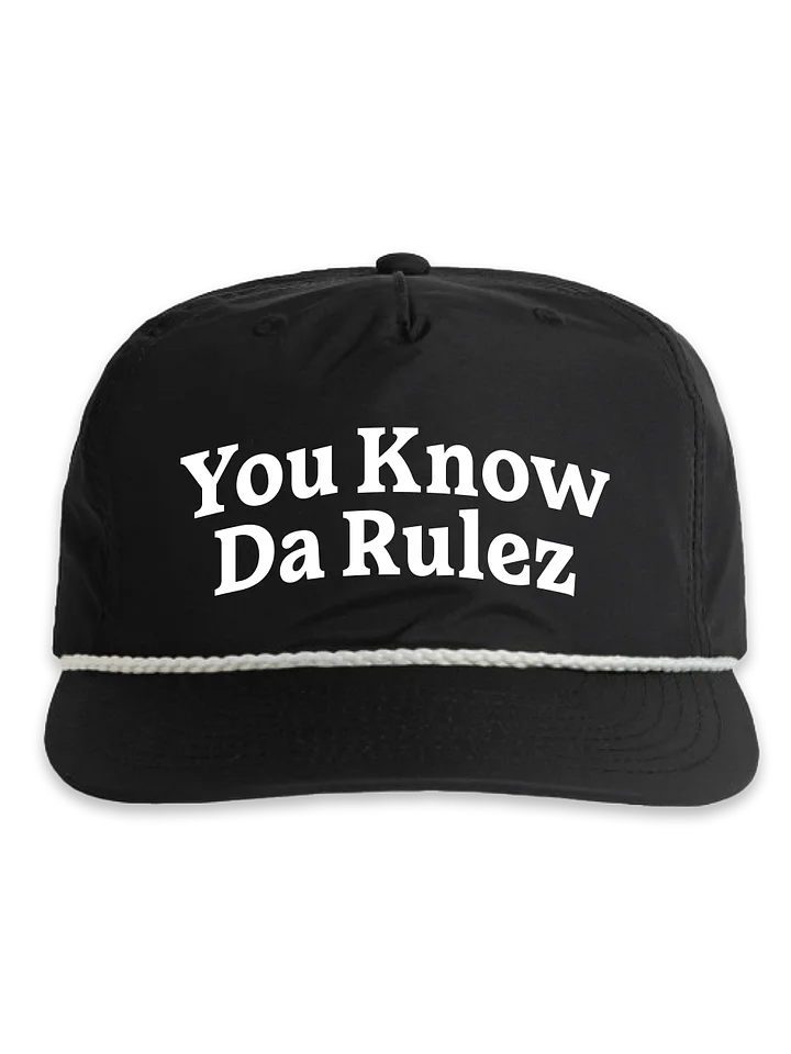 RULEZ SNAP BACK HAT-BLK product image (1)
