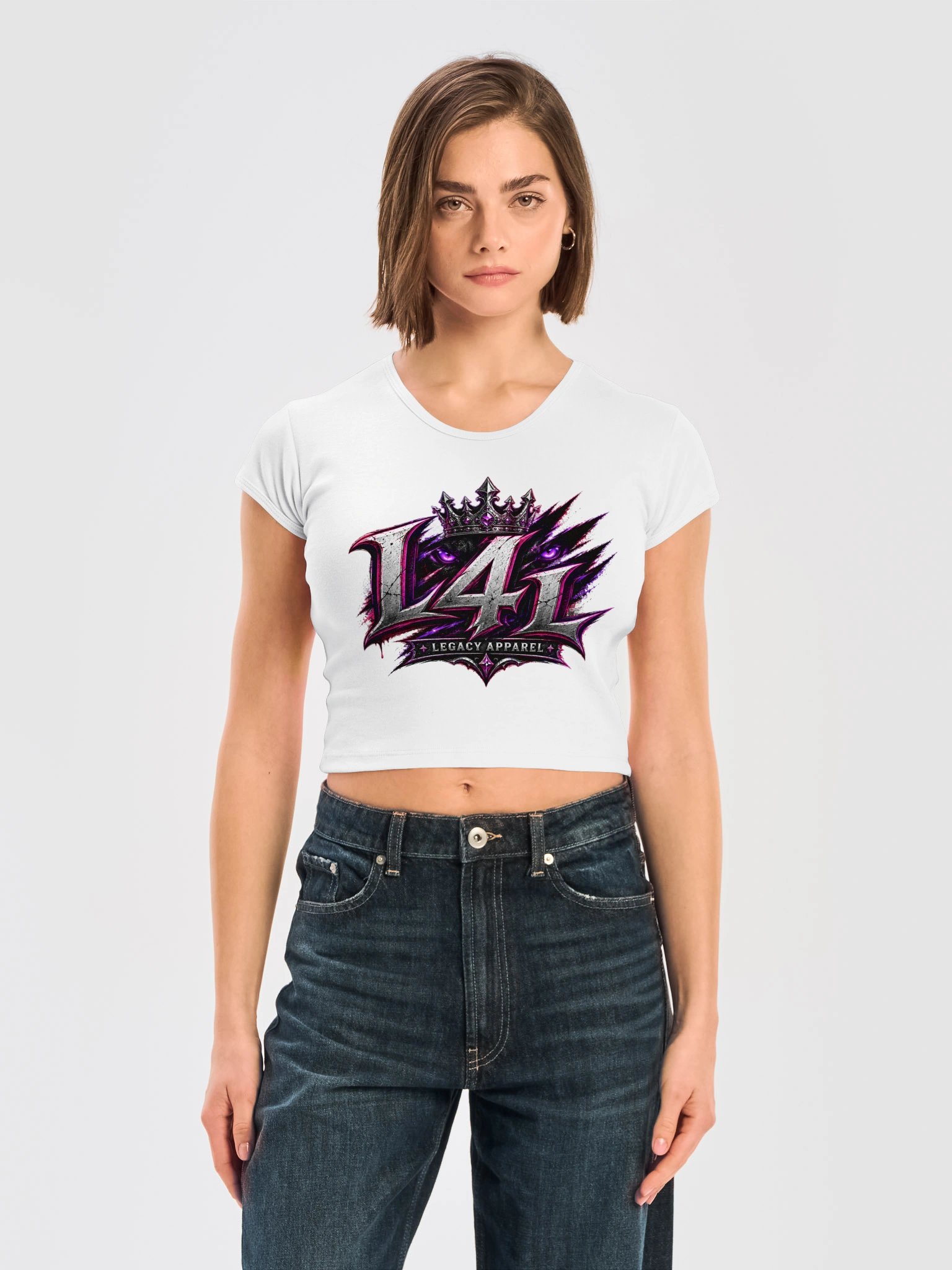 L4L Crowned Legacy Ribbed Baby Tee product image (3)