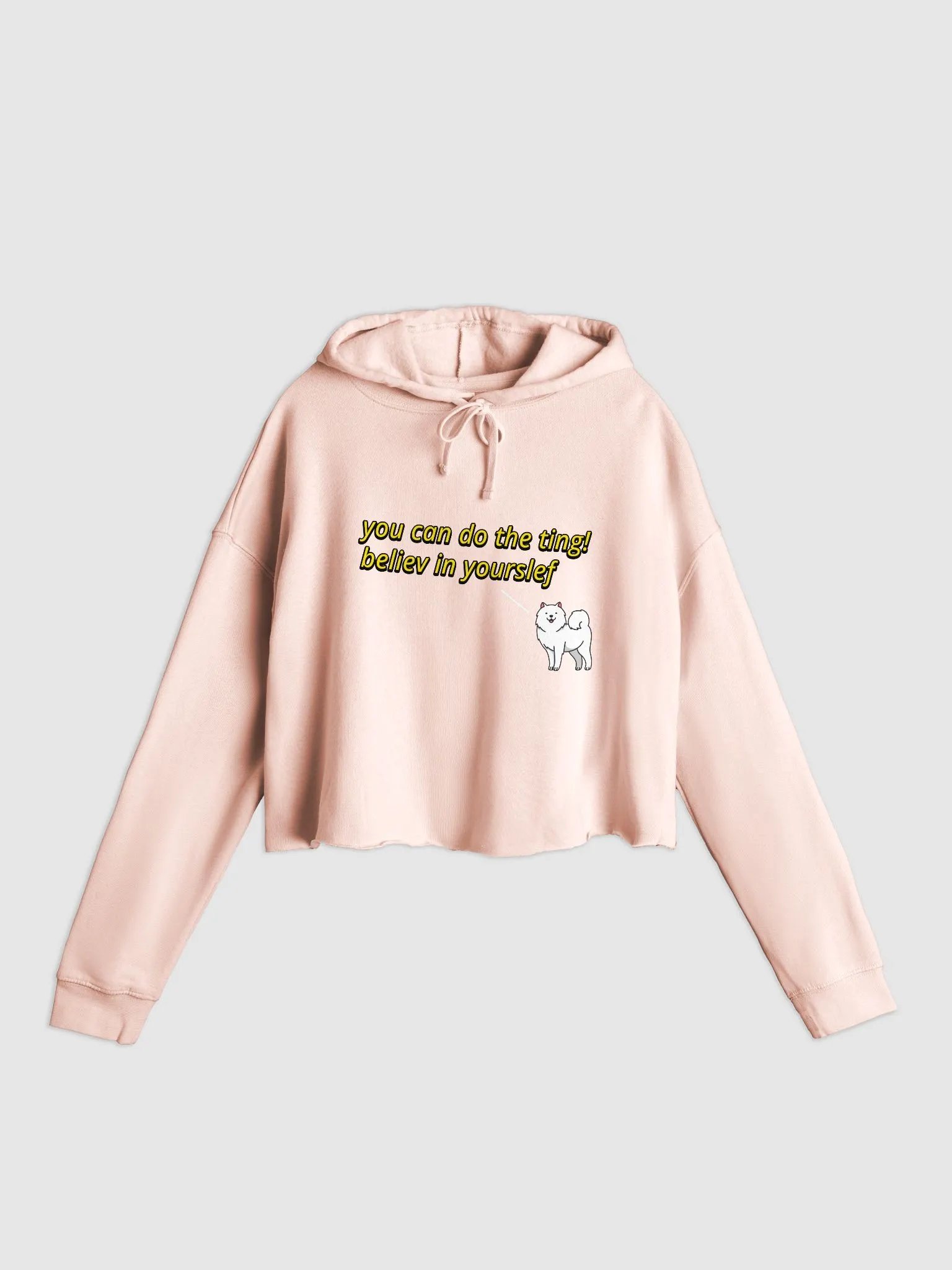 you can do the ting cropped hoodie - 80% cotton product image (2)