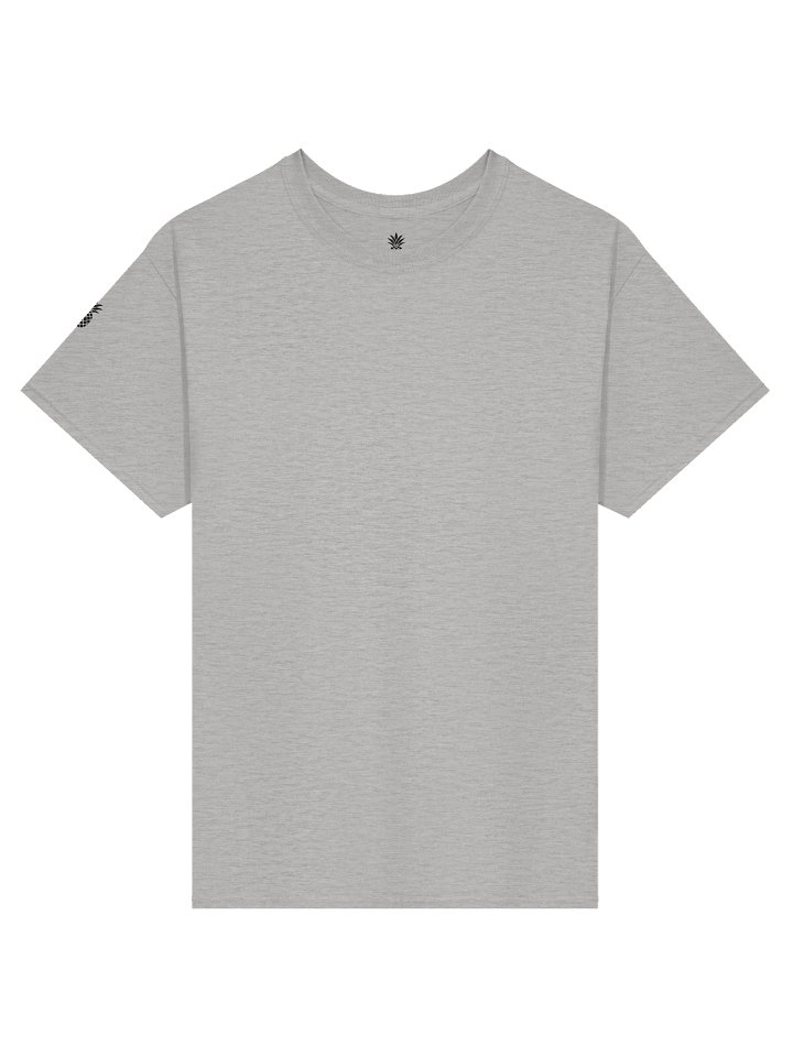 Boxy Fit Lucky Pineapple® Minimalist Sleeve Solid Color Unisex T-Shirt (White & Light Colors) product image (2)