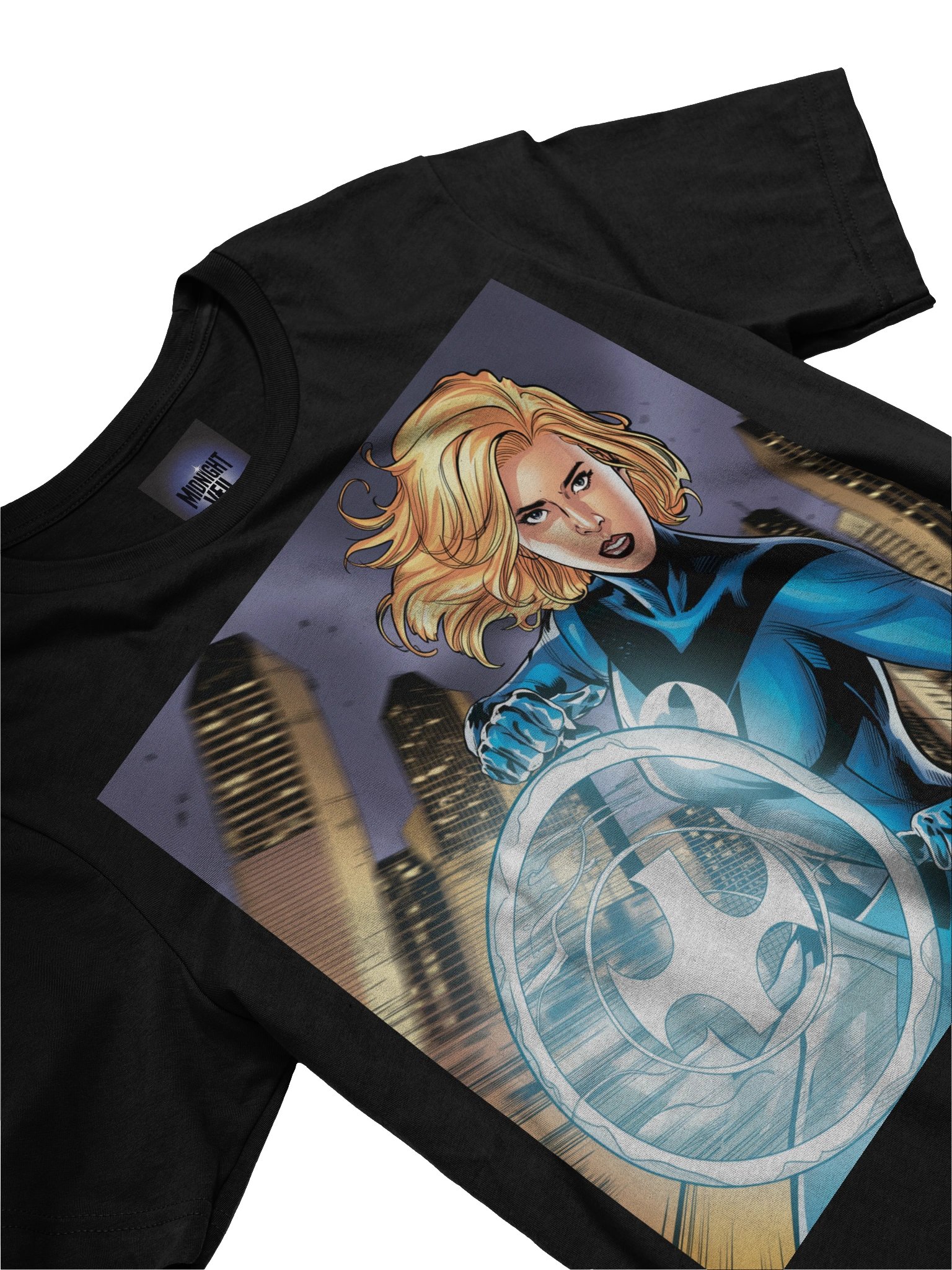Invisible Woman Phantom Shield Supersoft T-Shirt – Veiled Force Vortex product image (5)